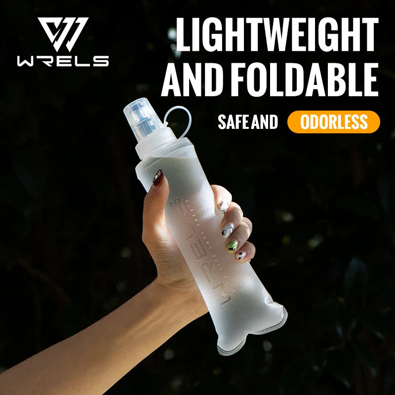 300ml Collapsible Soft Flask, BPA-Free TPU Running Water Bottle for Travel and Sport