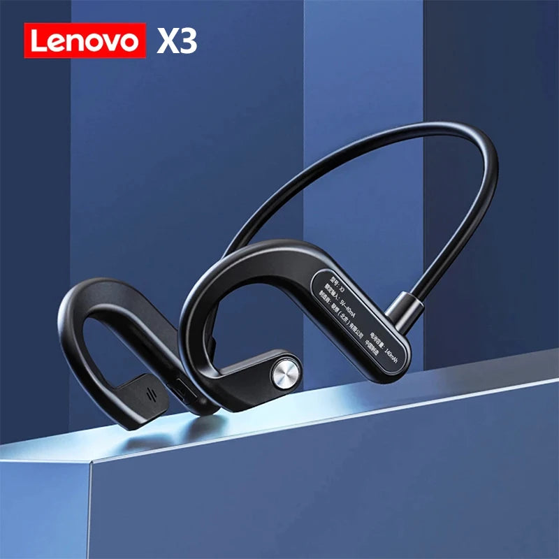 LENOVO X3 Pro Bone Conduction Bluetooth 5.3 Earphones with Mic & Waterproof Design