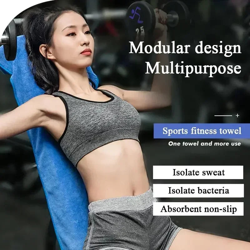 MOONBIFFY Quick-Drying Fitness Towel – Multifunctional Sports & Gym Sweat Pad Towel