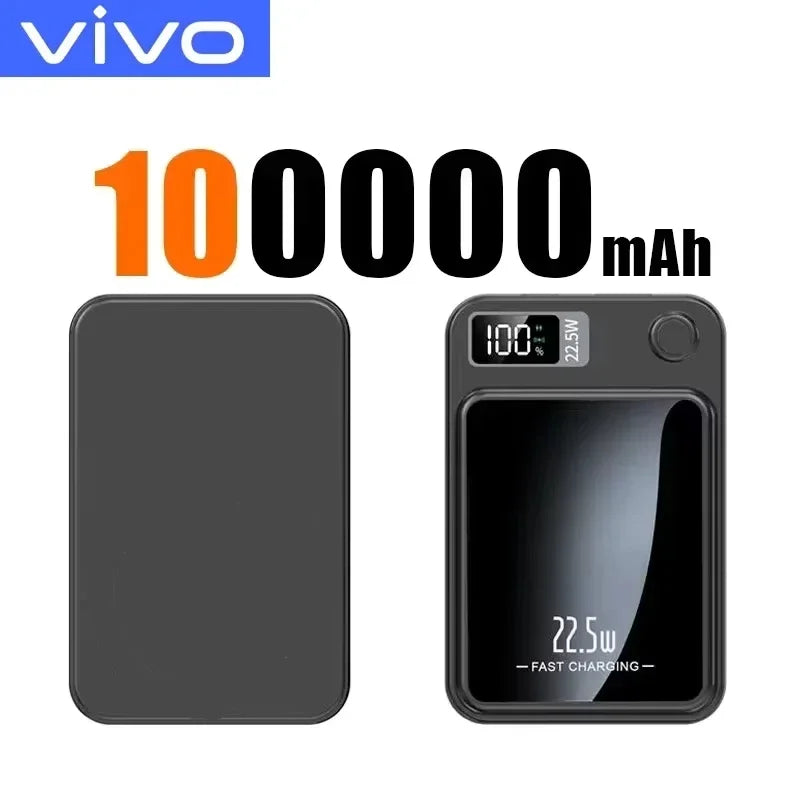 VIVO Magnetic Power Bank 50000mAh Wireless Fast Charger PD 22.5W with Display