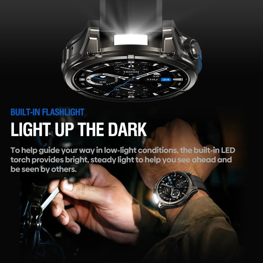 ZEBLAZE Vibe 8 Smart Watch AMOLED Display with Voice Calling & Flashlight
