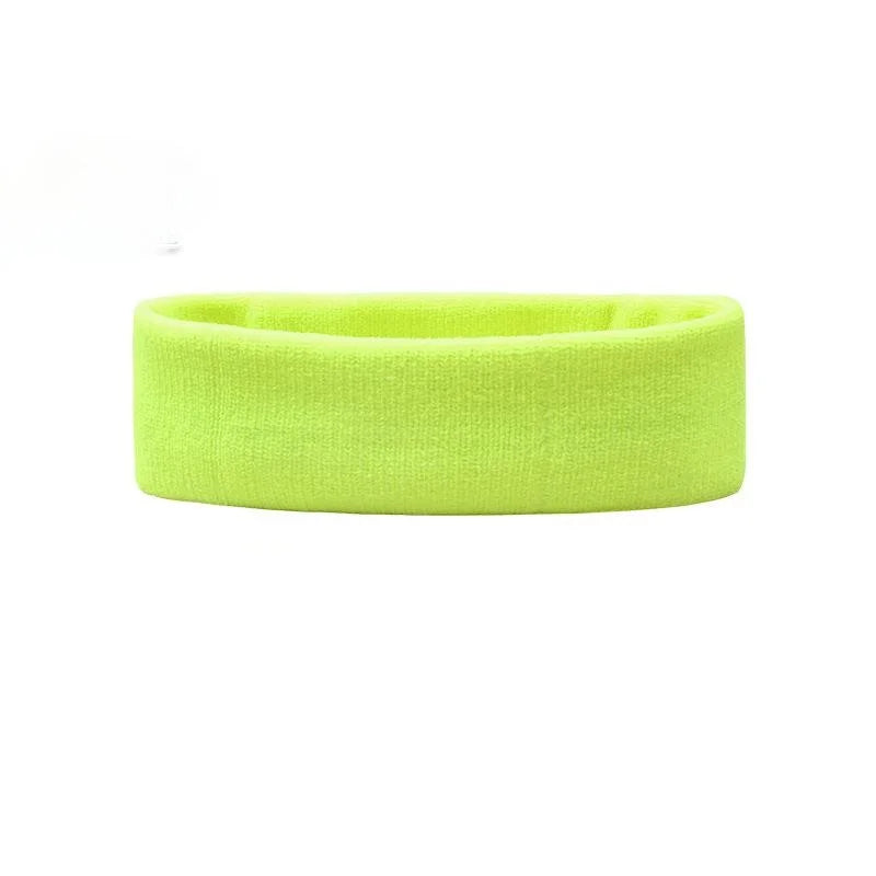 VIVIDSUN Solid Colour Sports Headband – High Elasticity & Sweat-Absorbing Workout Band