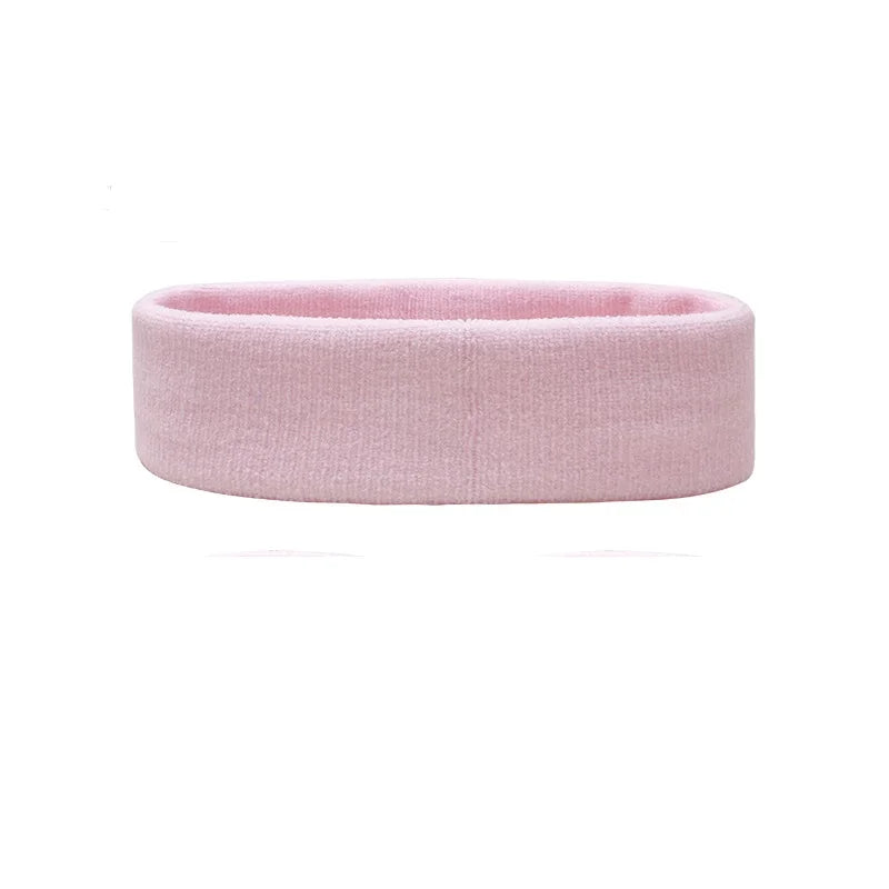 VIVIDSUN Solid Colour Sports Headband – High Elasticity & Sweat-Absorbing Workout Band