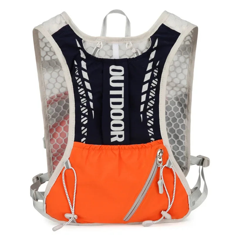 Trail Running Hydration Vest, Lightweight Cycling and Hiking Backpack with Reflective Design