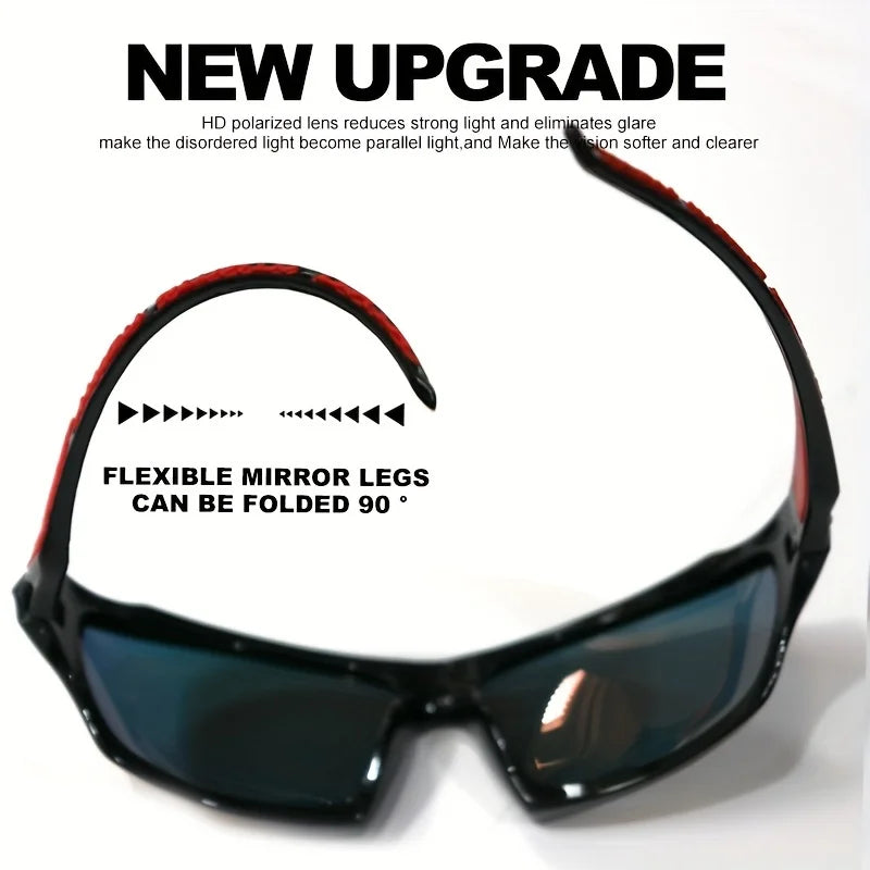 VEGUEROS Sports Polarized Sunglasses for Men – UV400 Cycling, Driving & Fishing Eyewear