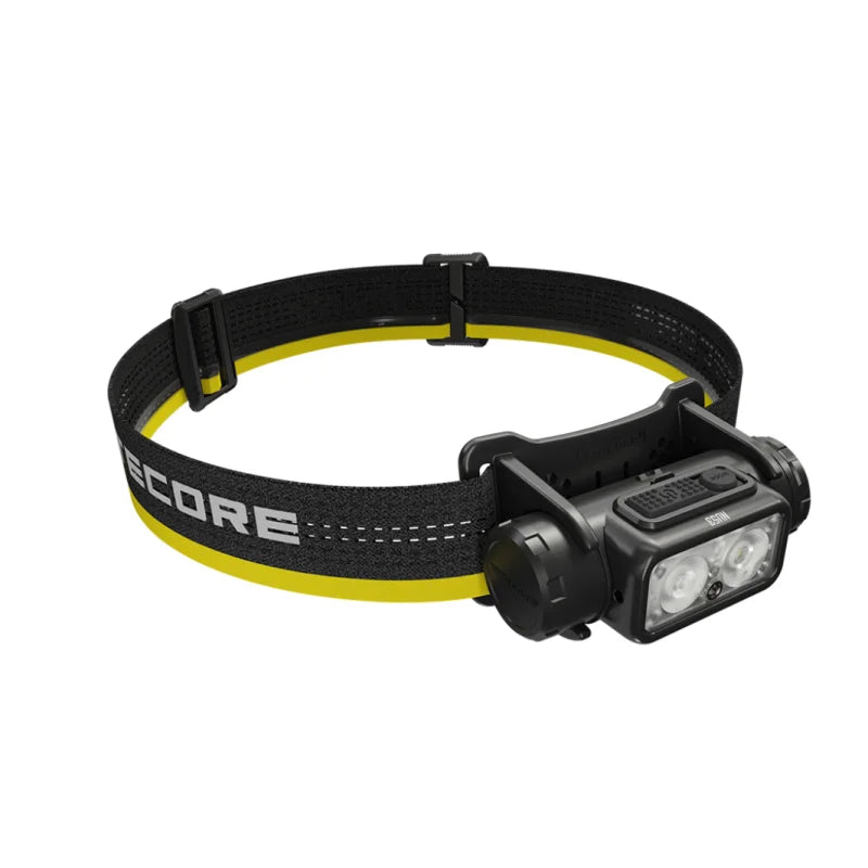 NITECORE NU53 Rechargeable Headlamp – 1800 Lumens, 6000mAh Battery, Ultra-Wide Beam