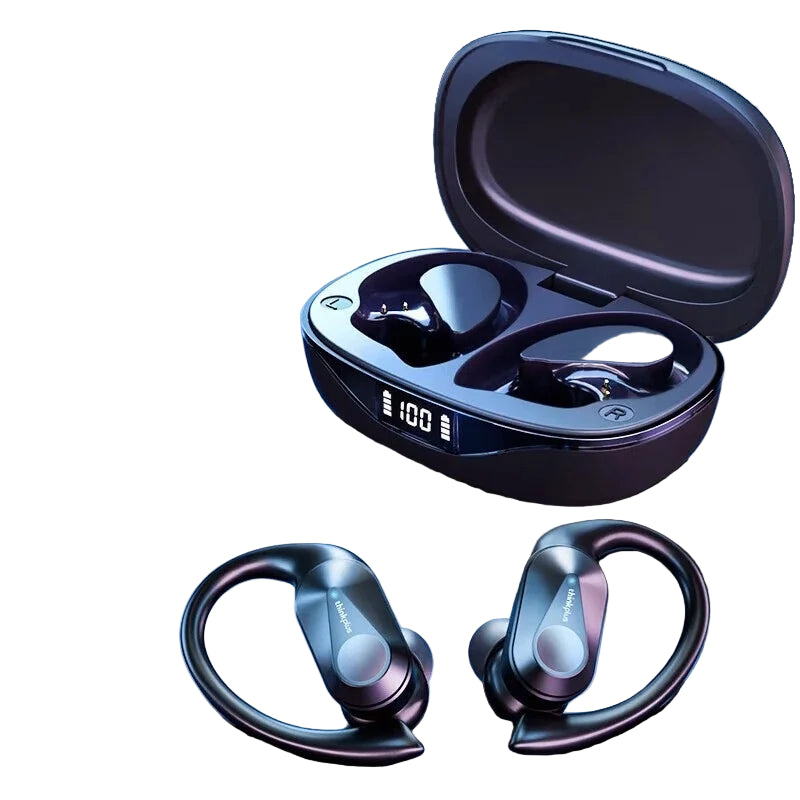 LENOVO LP75 TWS Bluetooth 5.3 Earphones with LED Display & Sports Ear Hooks