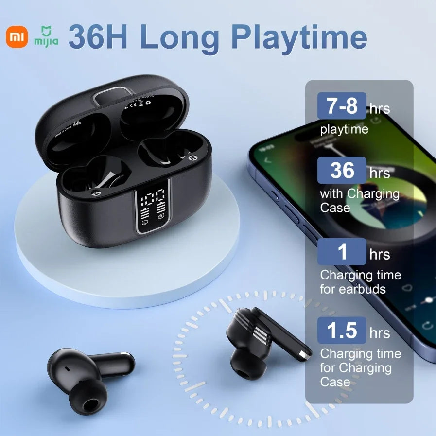 XIAOMI SP99 Wireless Bluetooth 5.3 Earphones – Noise Cancelling Sports Earbuds with 100m Range