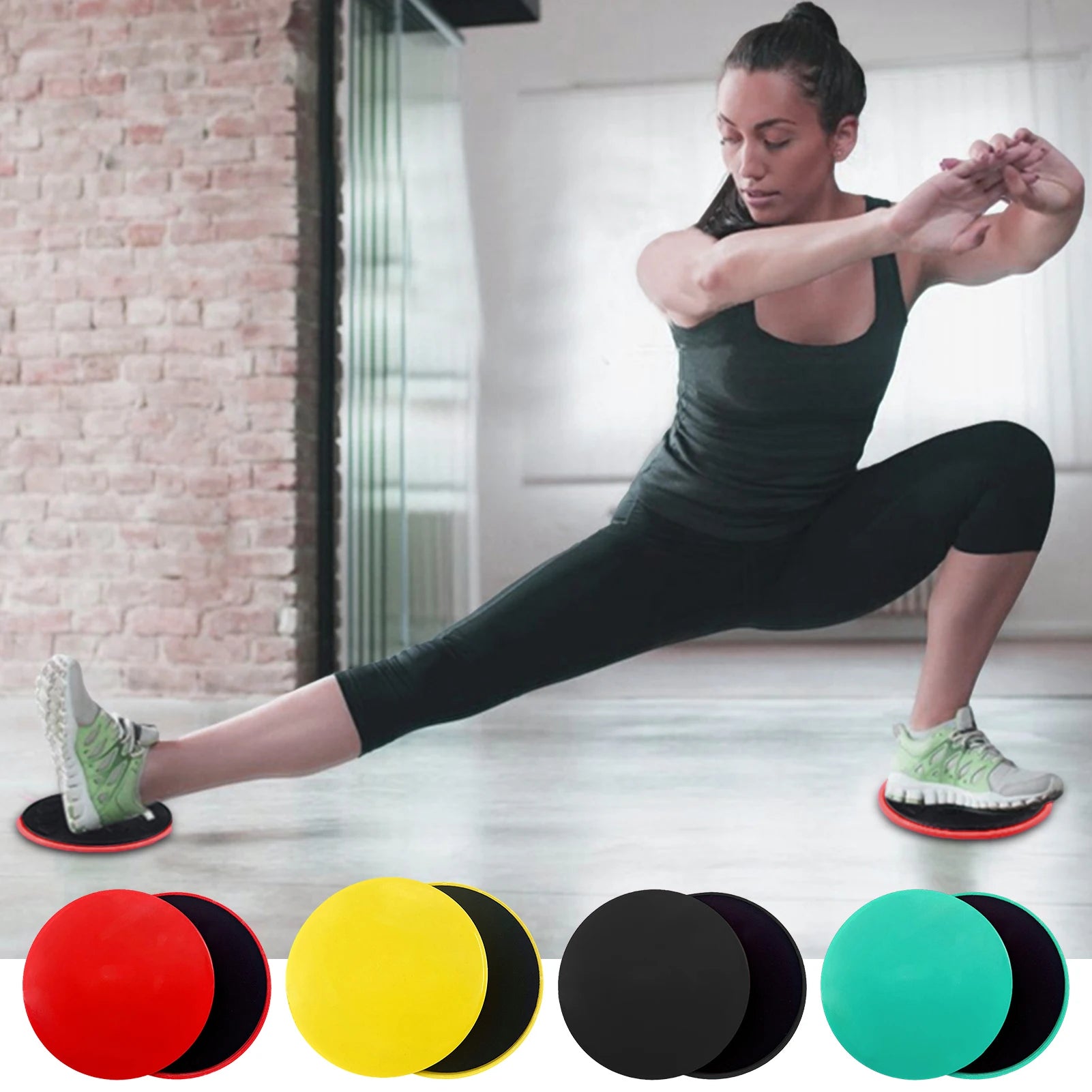 Fitness Core Sliders | Dual-Sided Gliding Discs for Full-Body, Ab, and Strength Workouts | Anti-Slip