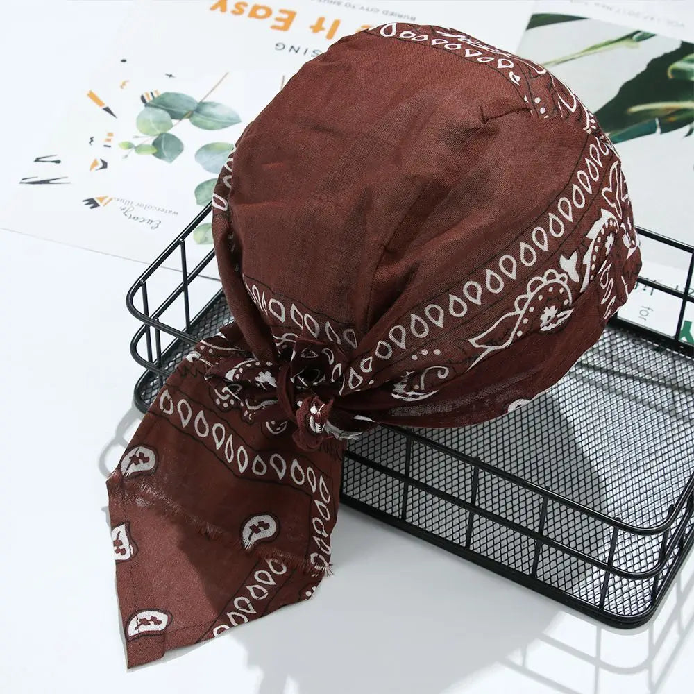 Quick-Dry Cotton Pirate Hat Bandana for Men & Women Outdoor Sports