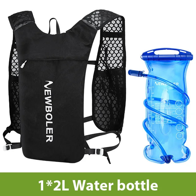 NEWBOLER Trail Running Ultralight 5L Backpack with 2L Hydration Bladder