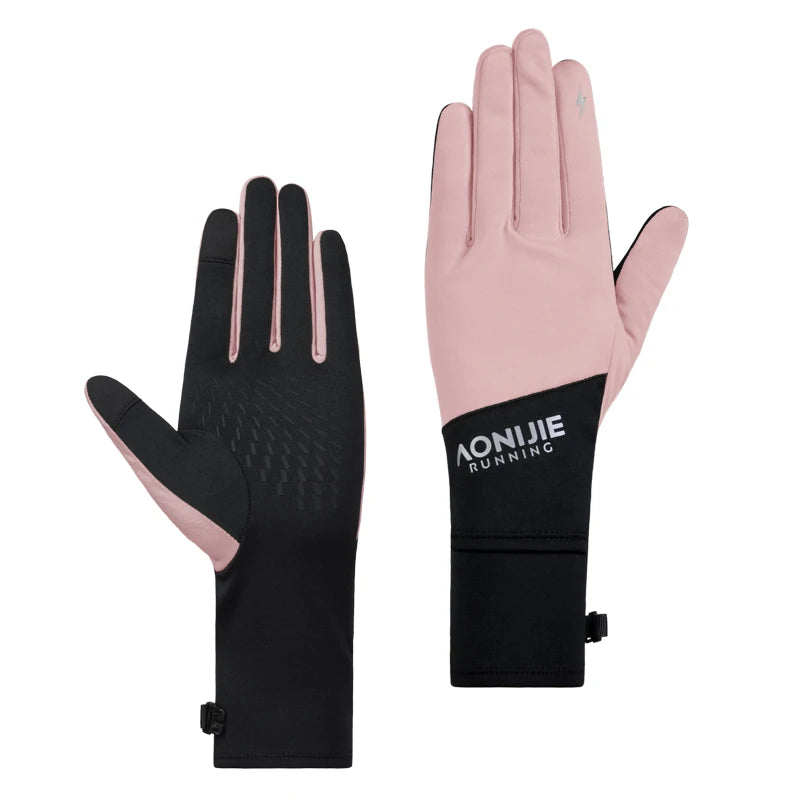 AONIJIE M61 Trail Running Gloves – Lightweight, Breathable Design with Watch Visibility Hole