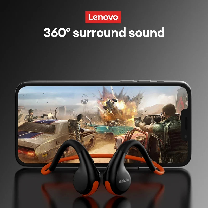 LENOVO X7 Air Conduction Headphones Wireless Bluetooth 5.3 Bone Conduction Earphones