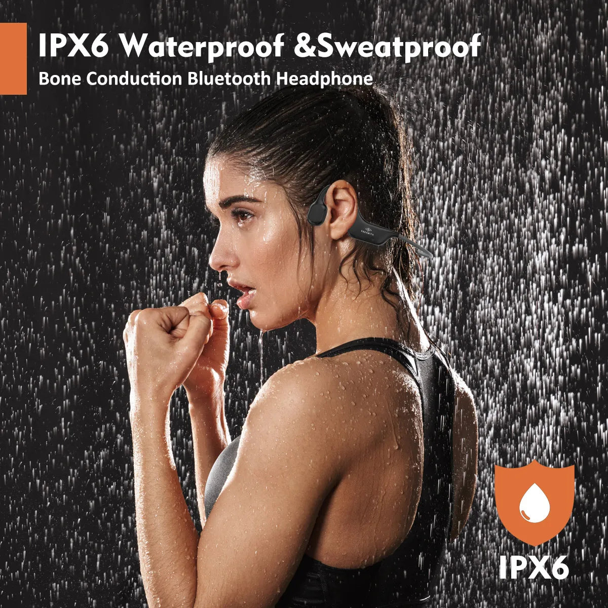 STARSKY PARAMITA Bone Conduction Bluetooth Headphones – Wireless Open-Ear Sports Headset