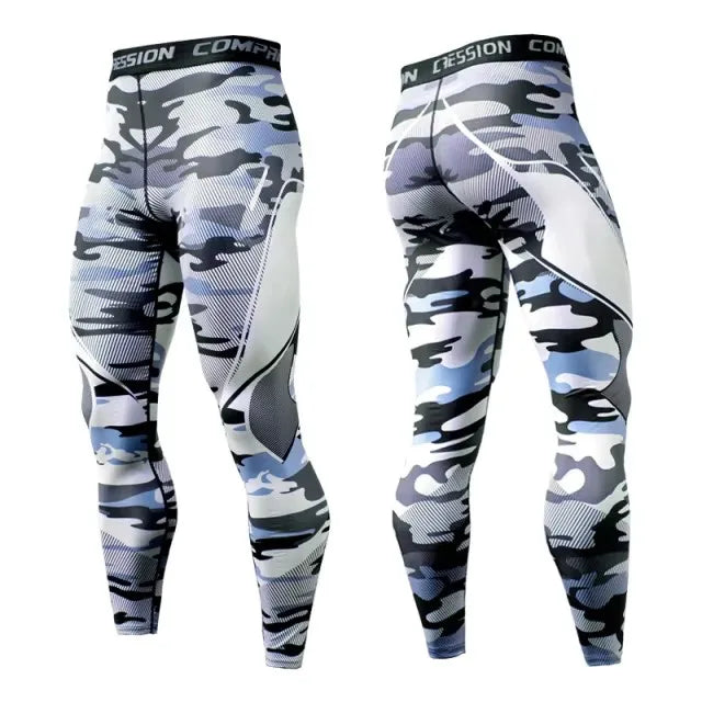 Men’s Compression Pants Sportswear Training Leggings Gym Tights