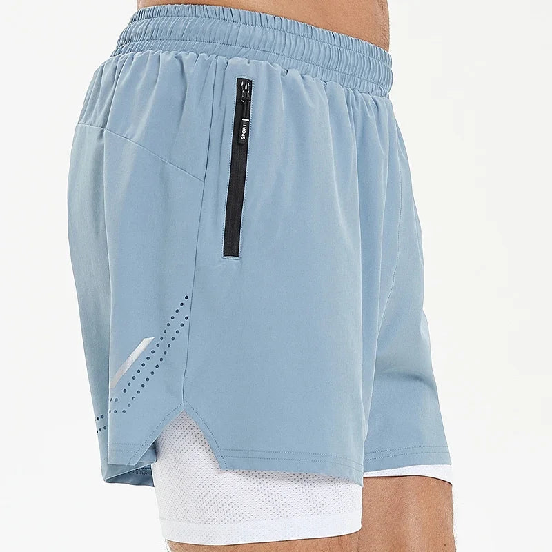 Men's Quick-Dry Running Shorts, Lightweight Gym Workout and Training Shorts