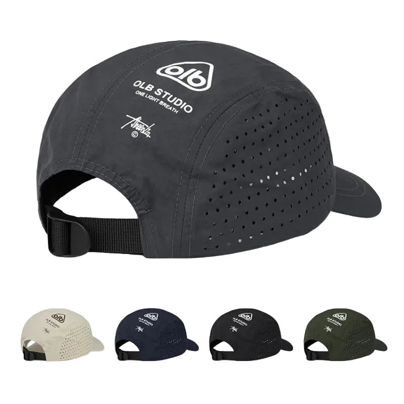Short Brim Quick Dry Mesh Baseball Cap Lightweight UV Protection Outdoor