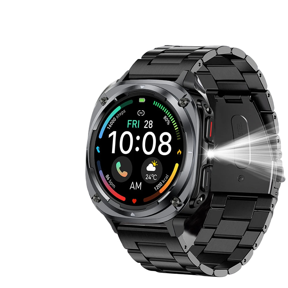 GEJIAN New Watch 7 Ultra Smart Watch with Heart & Sleep Monitoring, GPS, Voice Call
