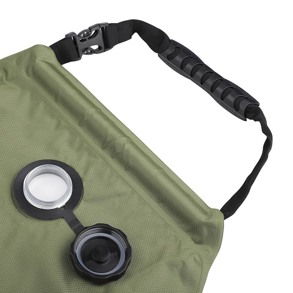 20L Solar Shower Bag Outdoor Camping Heated Water Shower System