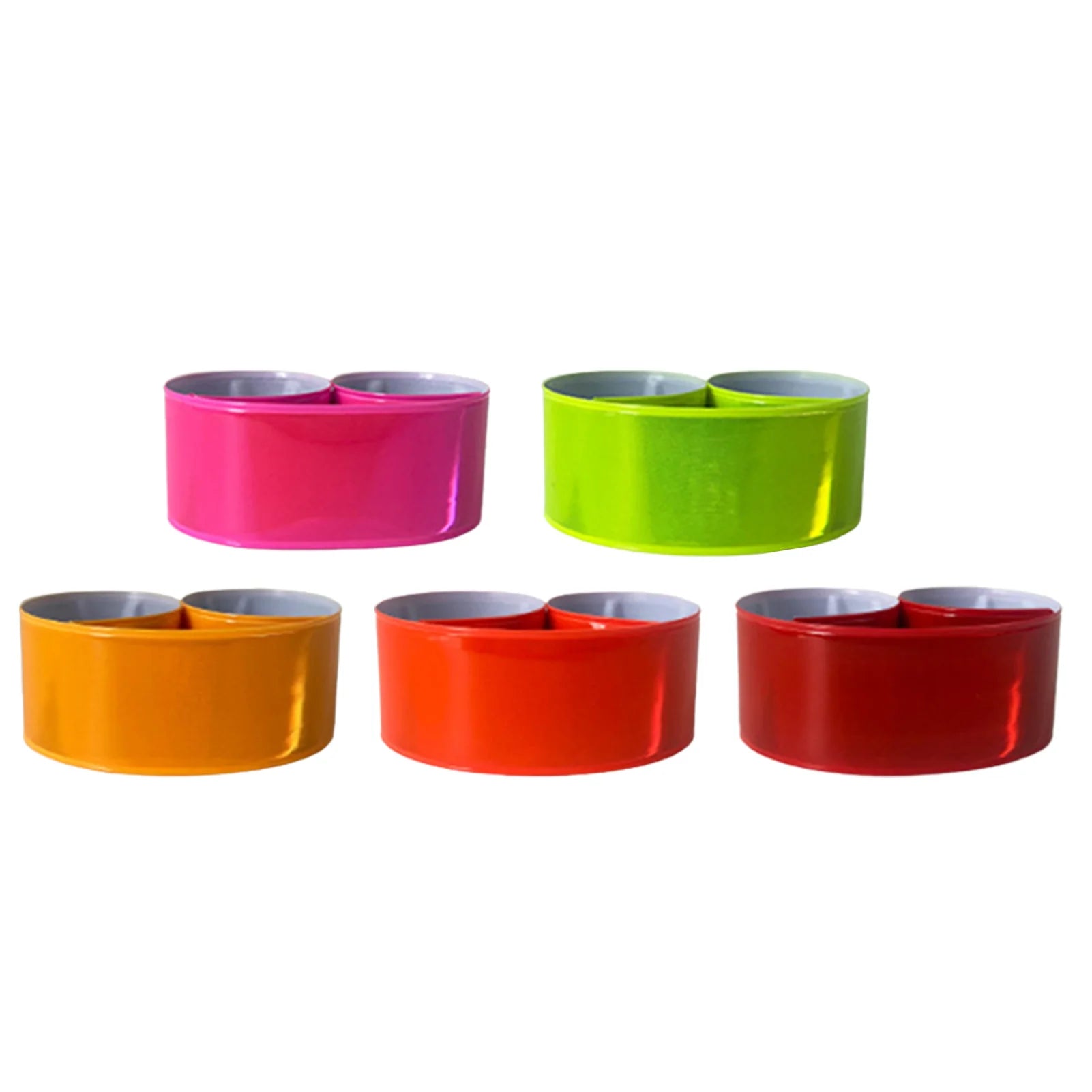 Reflective Slap Band Wristband Safety Armband for Night Running Cycling
