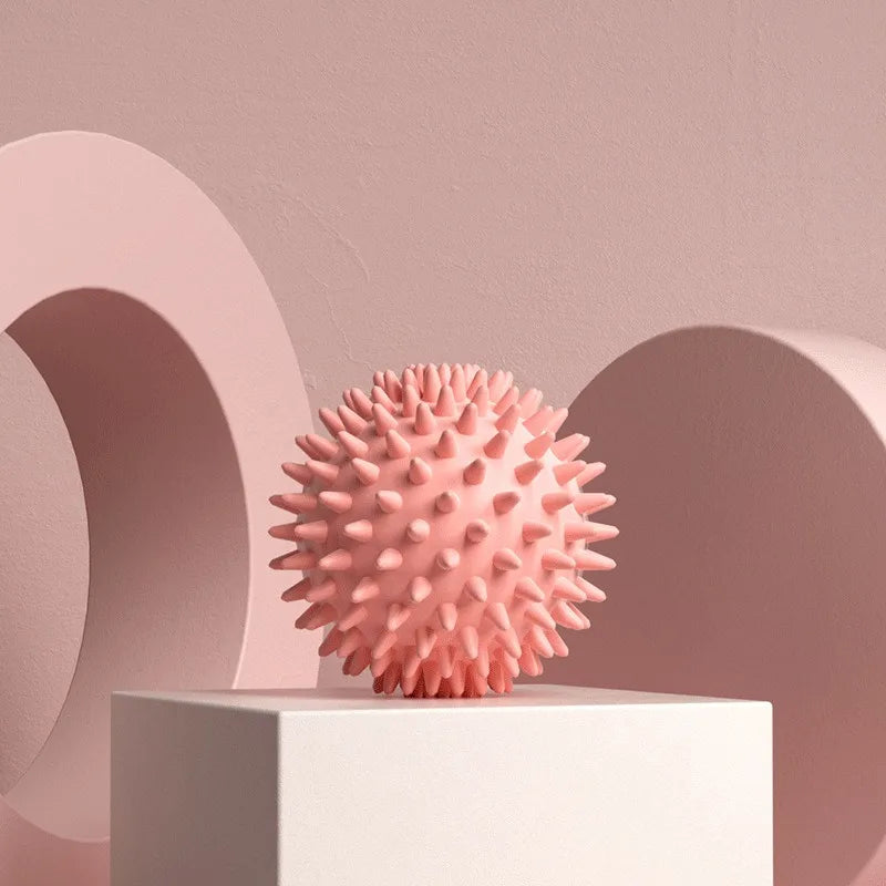 Spiky Foot Massage Ball for Plantar Fasciitis and Muscle Relief| PVC Trigger Point Therapy Ball