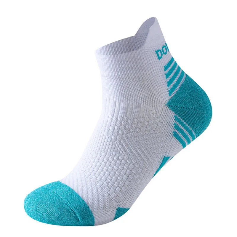 YWSLRC Professional Marathon Running Socks – Cushioned, Breathable, Low-Cut Sports Socks