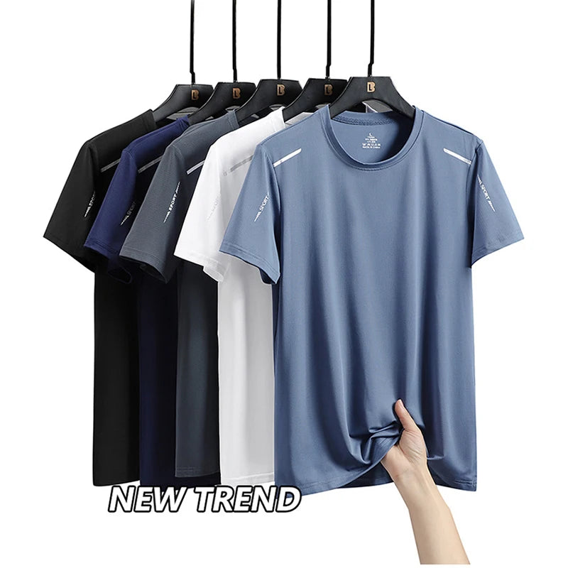 CHRLCK Men’s Quick-Drying Running T-Shirt – Lightweight, Breathable Activewear for Summer