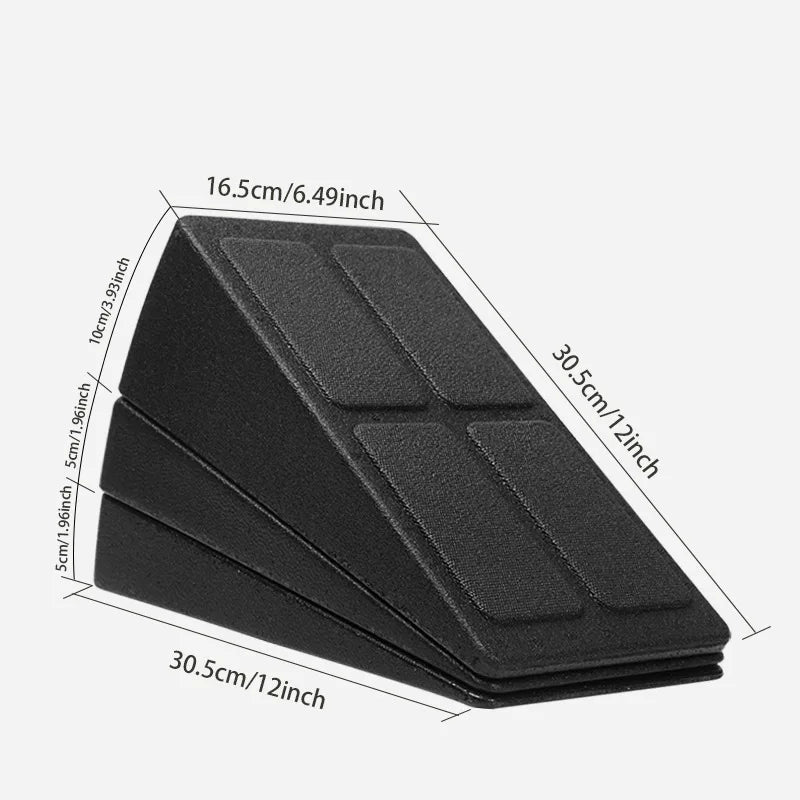 3Pcs Squat Wedge Blocks | Adjustable Non-Slip Calf Slant Board for Stretching & Foot Flexibility