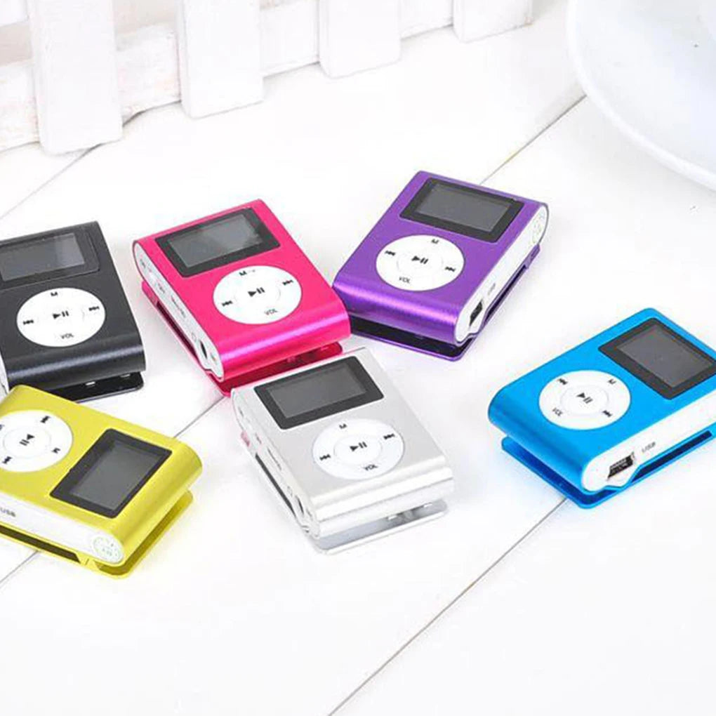 WORALLYMY Mini MP3 Player – Portable Music Player with 3.5mm Jack & LCD Screen