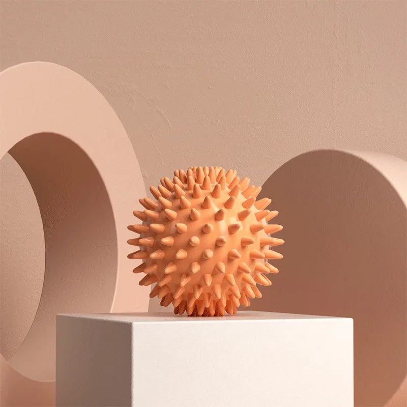 Spiky Foot Massage Ball for Plantar Fasciitis and Muscle Relief| PVC Trigger Point Therapy Ball