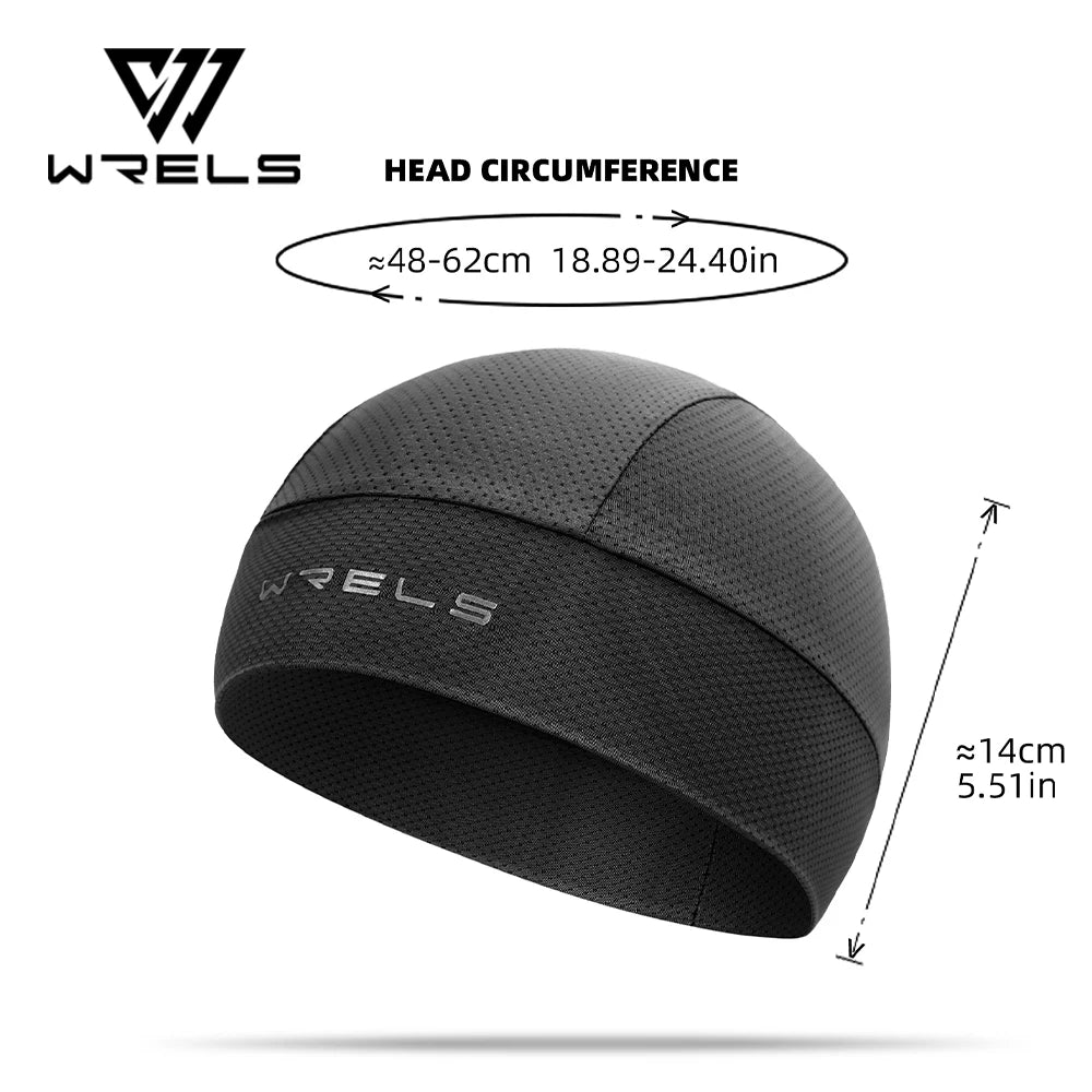 WRELS Cycling Beanie Quick Dry Breathable Sweat Absorbing Helmet Liner Cap