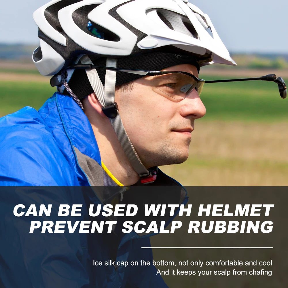 WRELS Cycling Beanie Quick Dry Breathable Sweat Absorbing Helmet Liner Cap