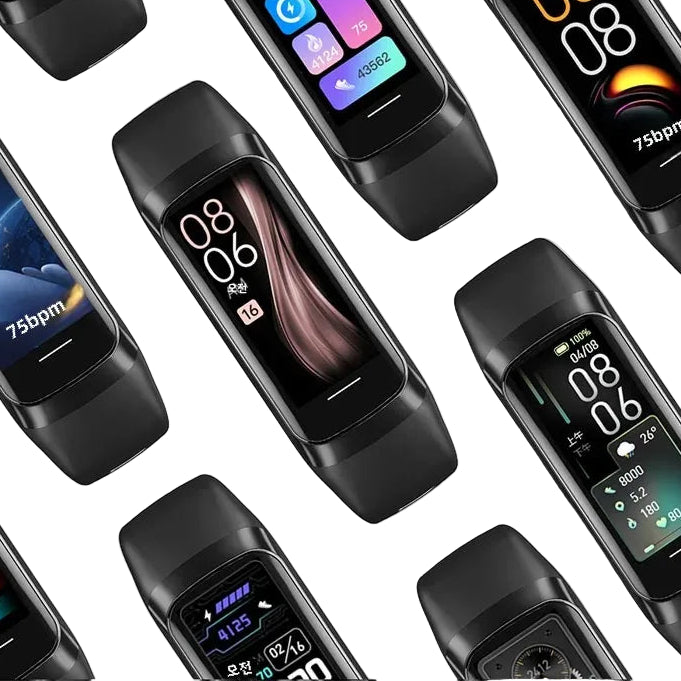 XIAOMI Slim Smart Watch 1.1" AMOLED Fitness Tracker with Heart Rate & Body Temp