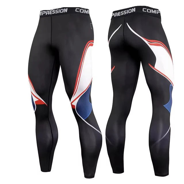 Men’s Compression Pants Sportswear Training Leggings Gym Tights