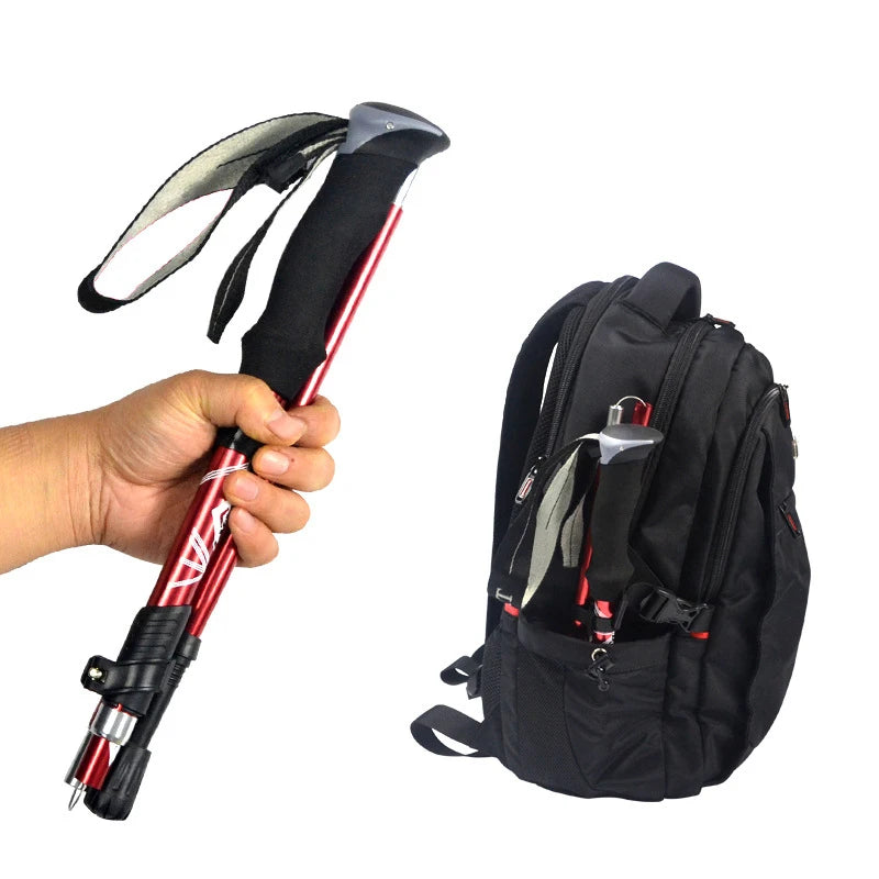 Foldable Trekking Pole – Lightweight Collapsible Hiking, Walking & Nordic Stick