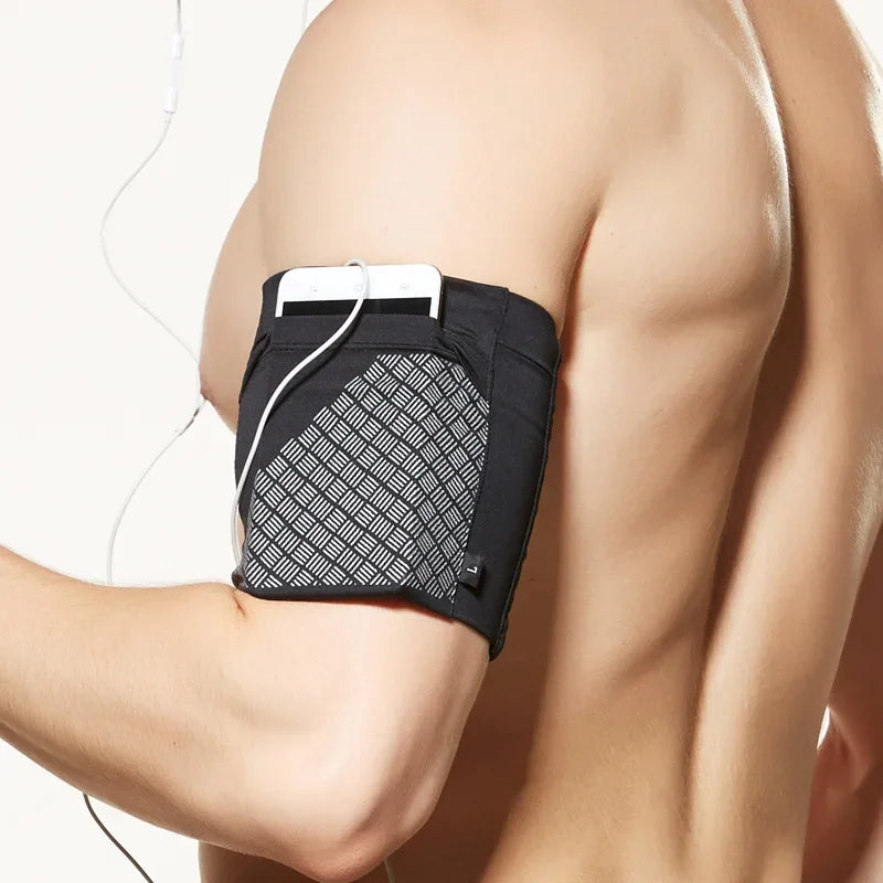 YUNFAN Running Arm Phone Bag Adjustable Sport Armband for Phones Under 6.5 Inch
