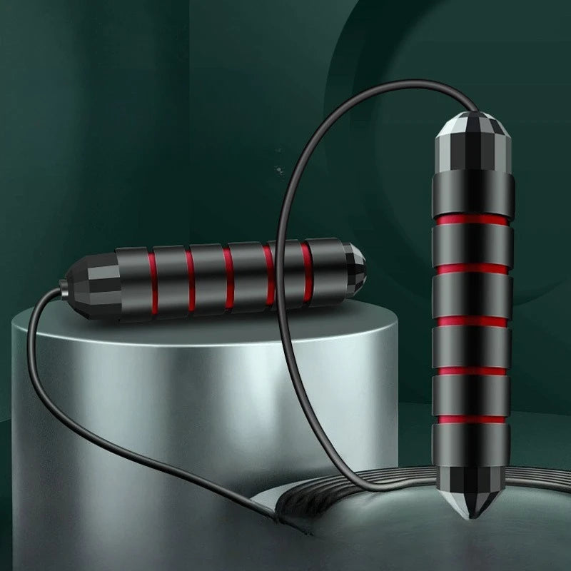 Weighted Wire Jump Rope for Adults | High-Speed Cardio and Strength Training