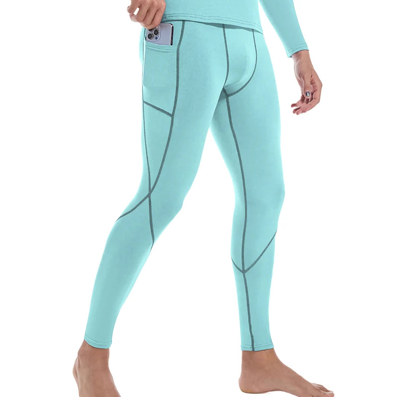 Men’s Quick Dry Compression Running Leggings Gym Training Sports Tights