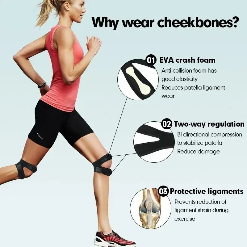 Pressurized Knee Wrap Sleeve – Elastic Support Braces for Sports & Injury Protection