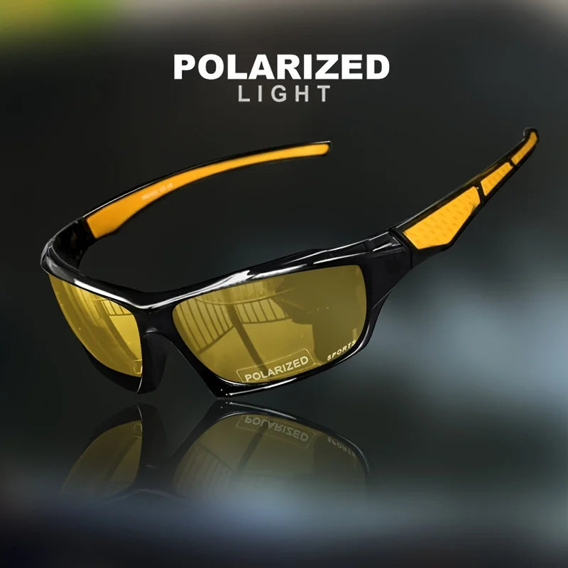 VEGUEROS Sports Polarized Sunglasses for Men – UV400 Cycling, Driving & Fishing Eyewear
