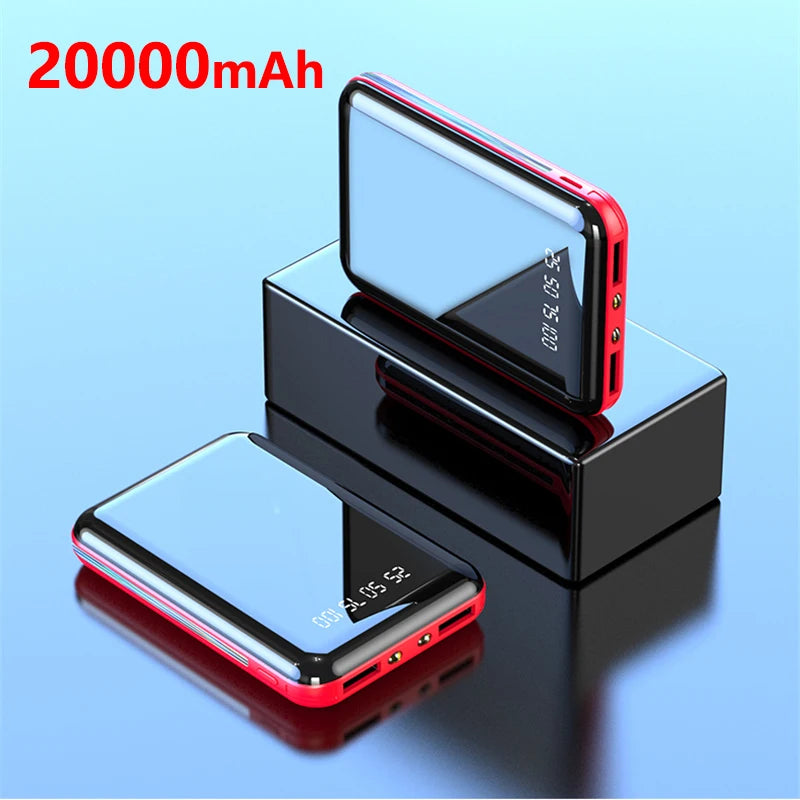 20000mAh POWER BANK Portable Charger LED Digital External Battery for iPhone Xiaomi Huawei Samsung
