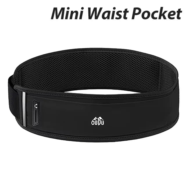 NEWBOLER Sports Fanny Pack Waterproof Running Waist Bag with Bottle Holder