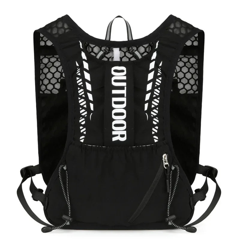 Trail Running Hydration Vest, Lightweight Cycling and Hiking Backpack with Reflective Design