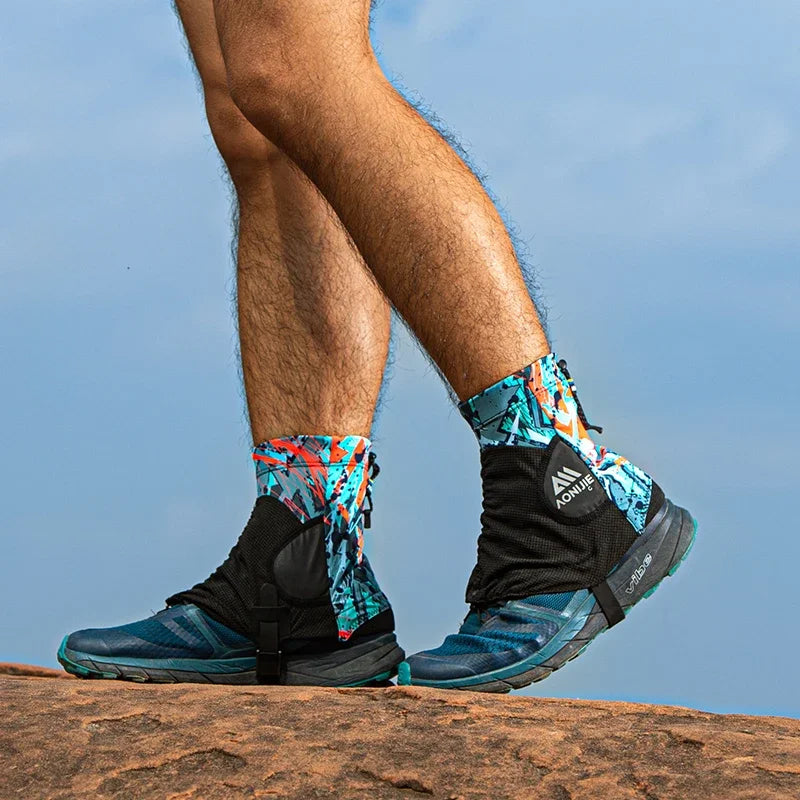Trail Running Gaiters | Lightweight Sandproof Shoe Covers for Hiking, Climbing, Triathlon & Marathon