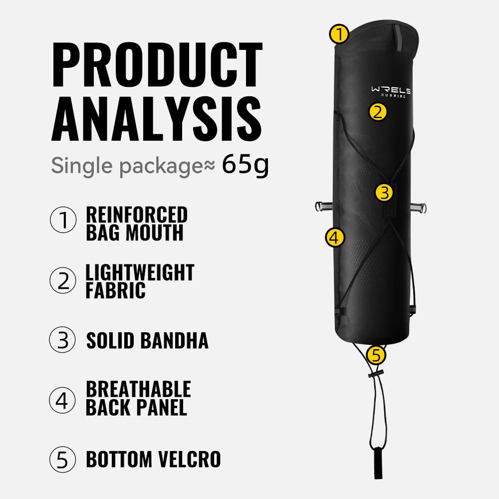 WRELS Trekking Poles Carry Bag Waterproof Lightweight Hiking Storage Case