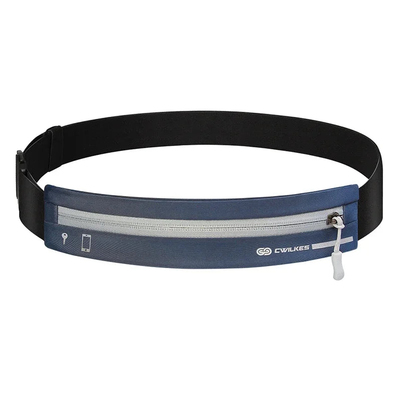 Waterproof Running Belt Waist Bag for Phone, Adjustable Sports Pouch for Men and Women