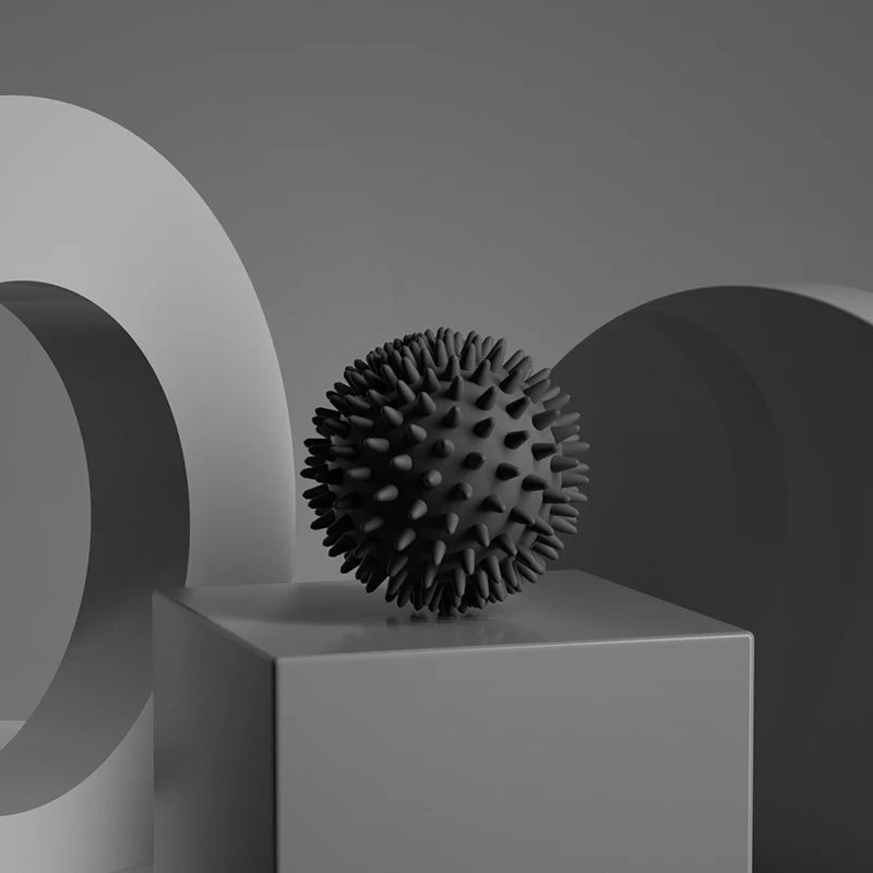 Spiky Foot Massage Ball for Plantar Fasciitis and Muscle Relief| PVC Trigger Point Therapy Ball