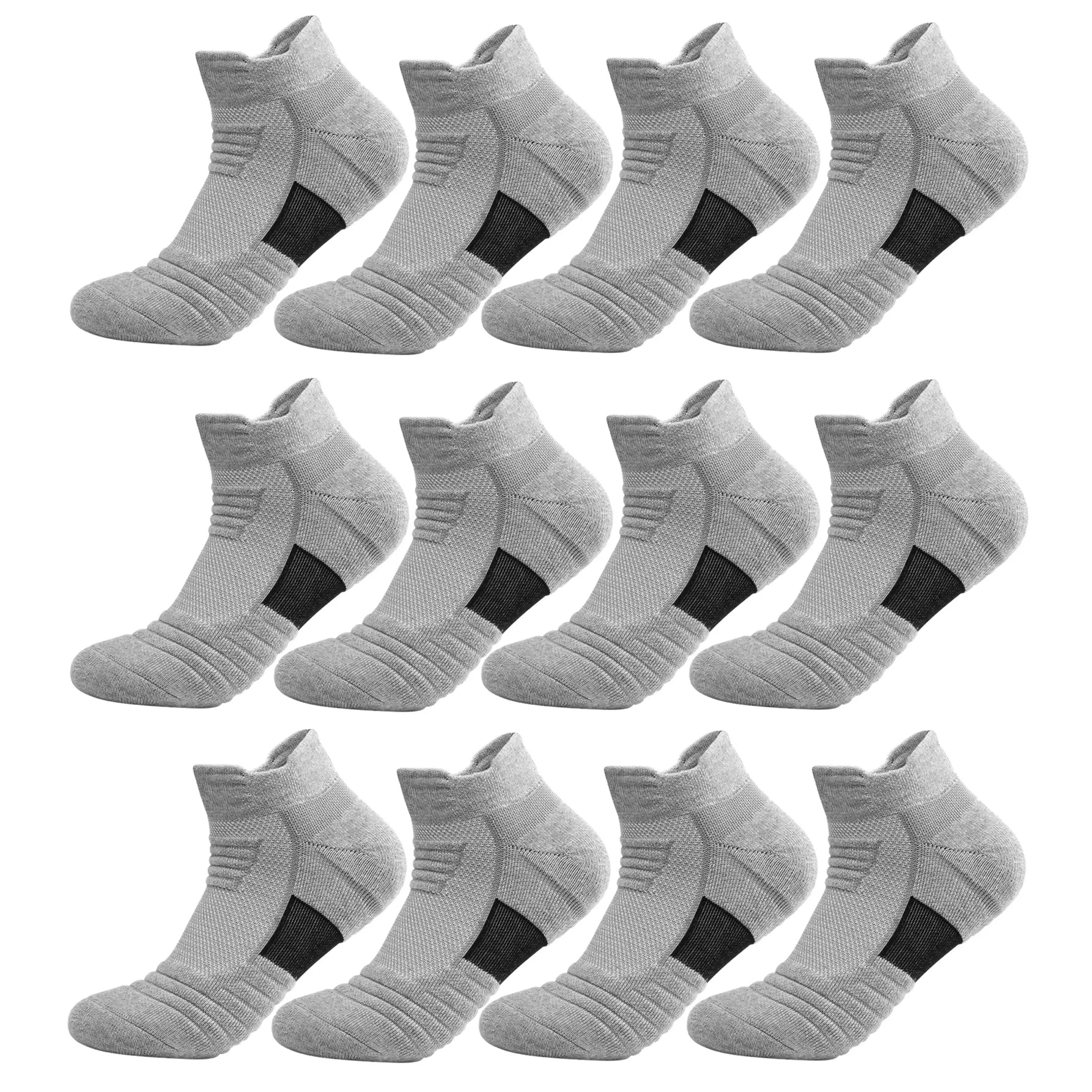 Breathable Athletic Terry Socks Cushioned Running Hiking Sports 6-12 Pairs
