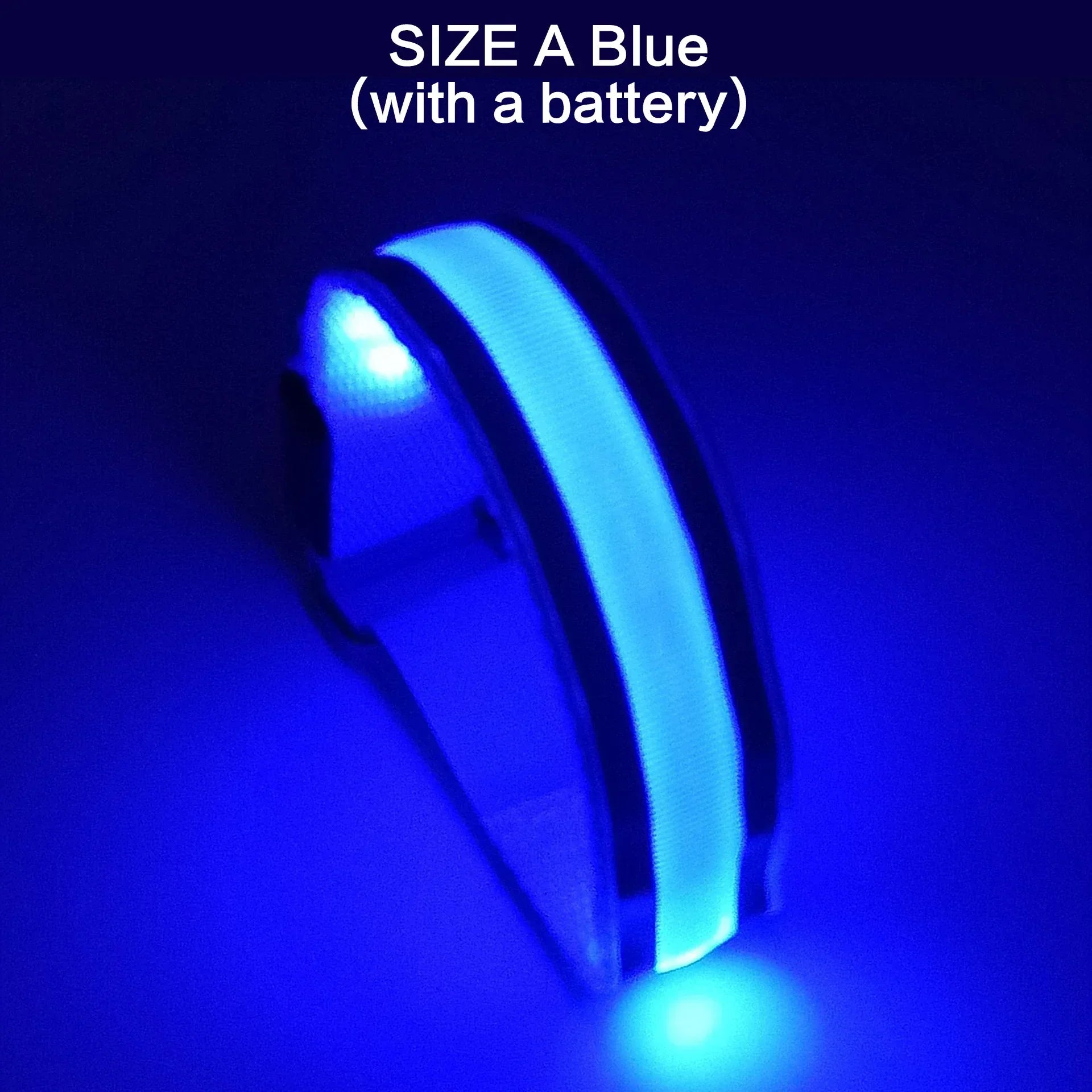 LED Reflective Armband | USB Rechargeable Safety Light Band for Night Running, Cycling, Walking