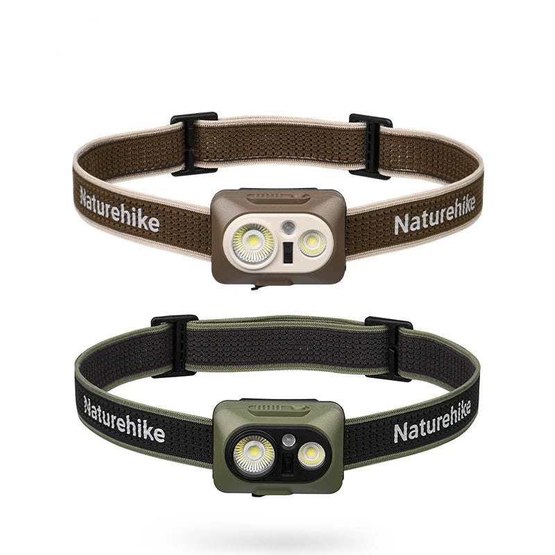 NATUREHIKE Star Island Max Headlamp – 500 Lumen Waterproof LED Headlight with Sensor & Rechargeable Battery